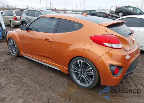 2016 Hyundai Veloster Turbo from USA, damaged, VIN KMHTC6AE7GU293136